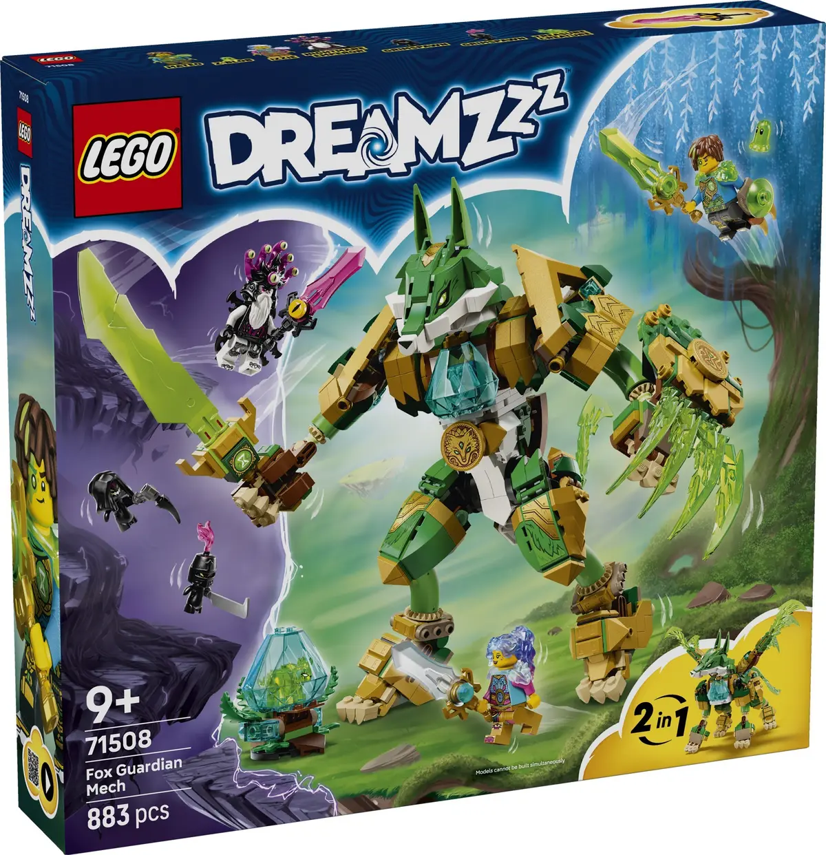 LEGO Dreamzzz 71508 Fox Guardian Mech set, image 2