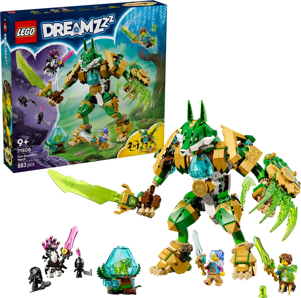 LEGO Dreamzzz 71508 Fox Guardian Mech set, image 5