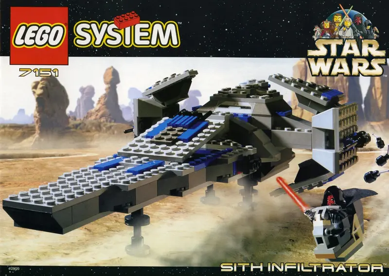 LEGO Star Wars 7151 Sith Infiltrator set