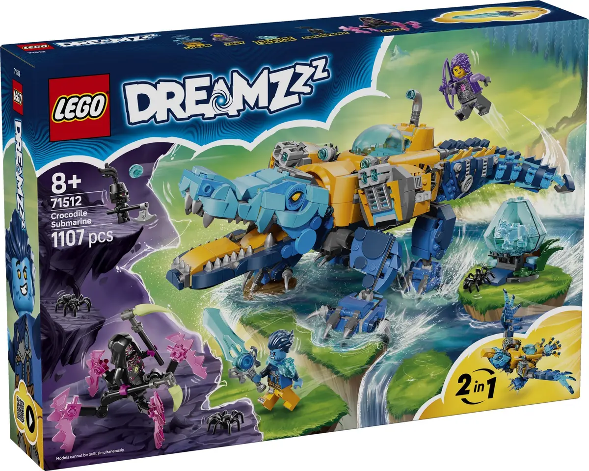 LEGO Dreamzzz 71512 Crocodile Submarine set, image 3