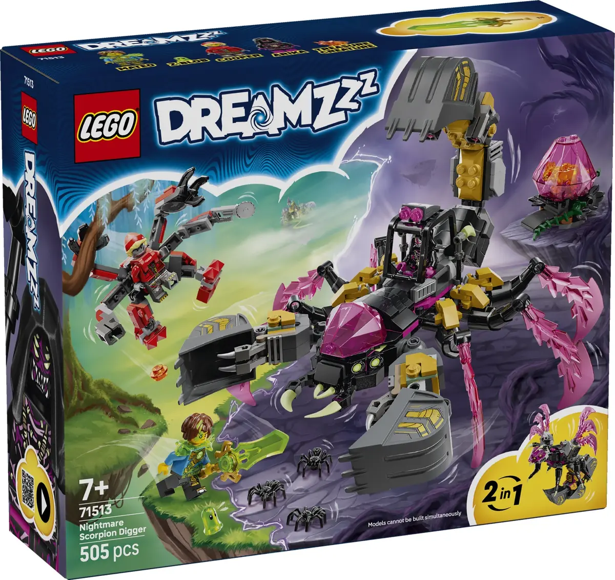 LEGO Dreamzzz 71513 Nightmare Scorpion Digger set, image 3