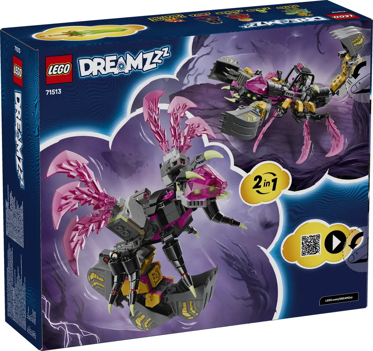 LEGO Dreamzzz 71513 Nightmare Scorpion Digger set, image 2