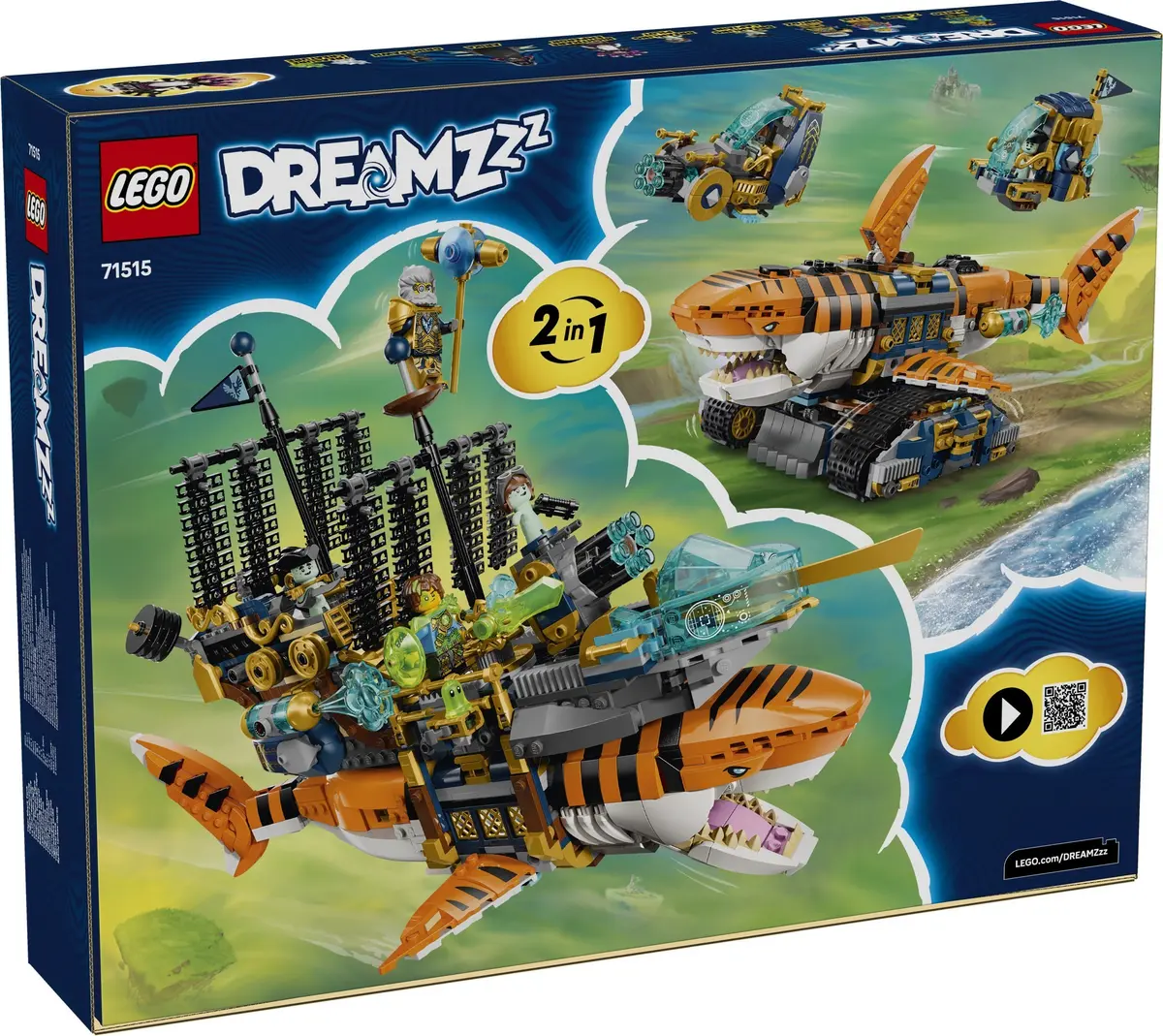 LEGO Dreamzzz 71515 Tiger Shark Tank set, image 2