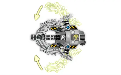 LEGO HERO Factory 7157 Thunder set, image 5
