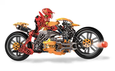 LEGO HERO Factory 7158 Furno Bike set, image 6