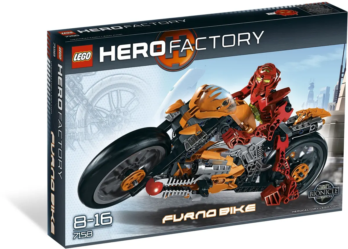 LEGO HERO Factory 7158 Furno Bike set, image 7