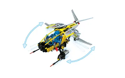 LEGO HERO Factory 7160 Drop Ship set, image 8
