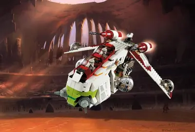 LEGO Star Wars 7163 Republic Gunship set, image 5