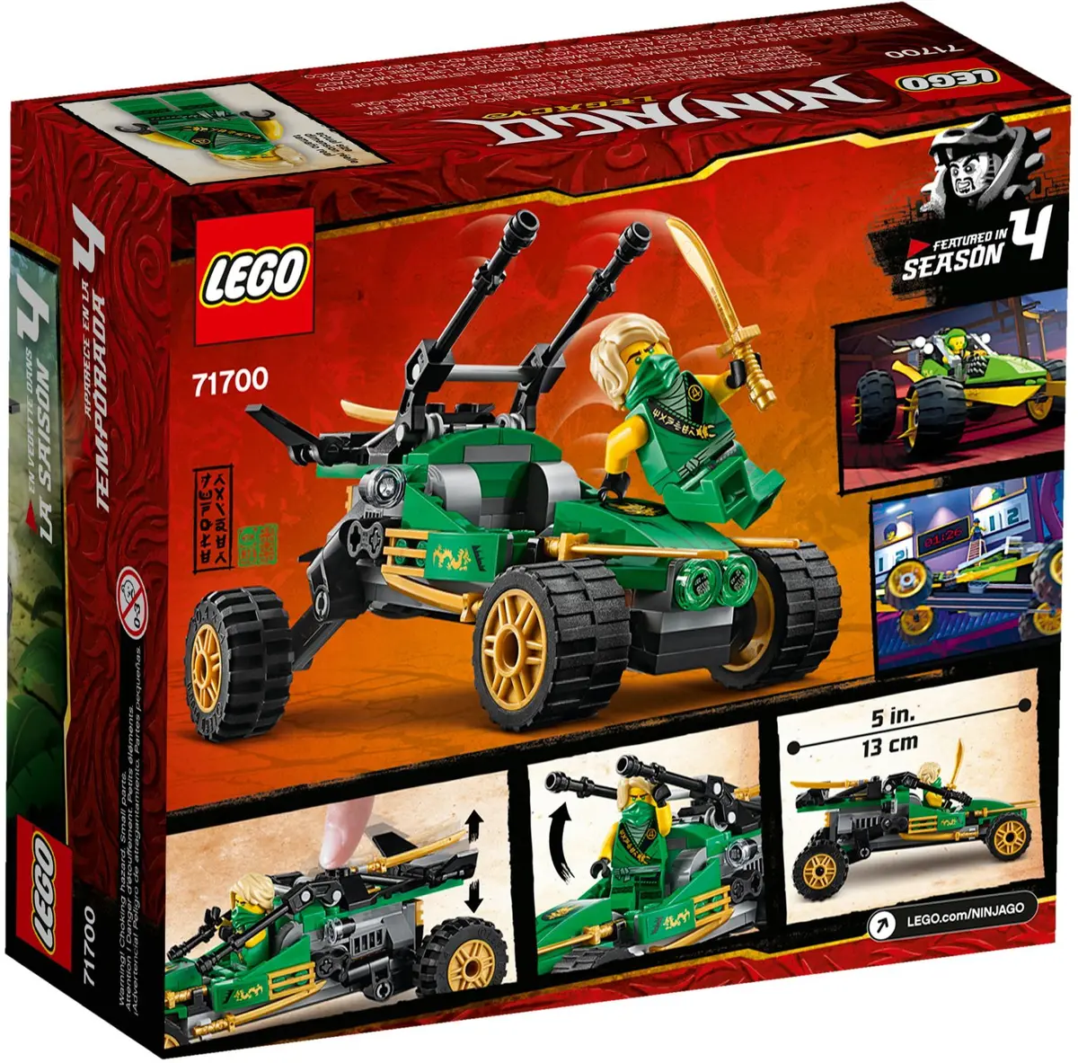 LEGO Ninjago 71700 Jungle Raider set, image 5