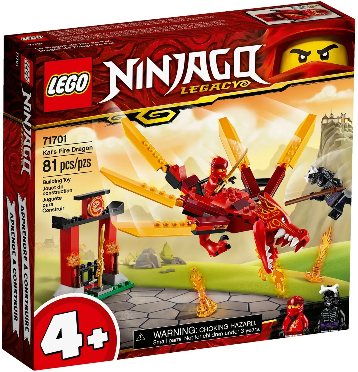 LEGO Ninjago 71701 Kai's Fire Dragon set, image 2
