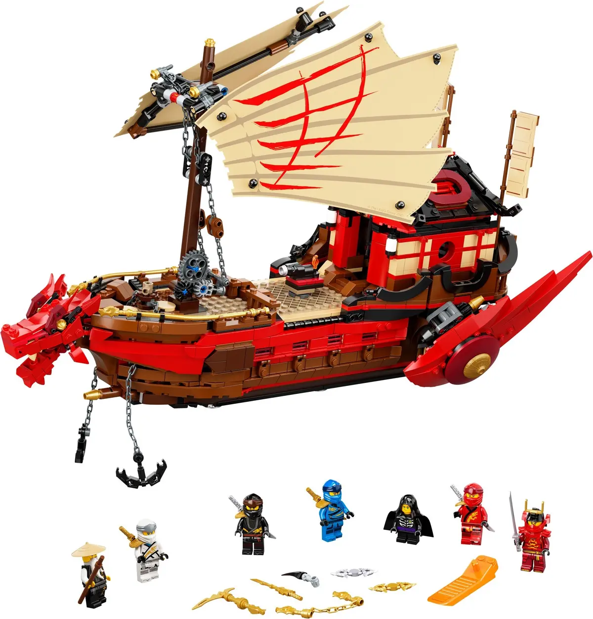 LEGO Ninjago 71705 Destiny's Bounty set
