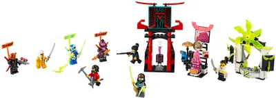 LEGO Ninjago 71708 Gamer's Market set