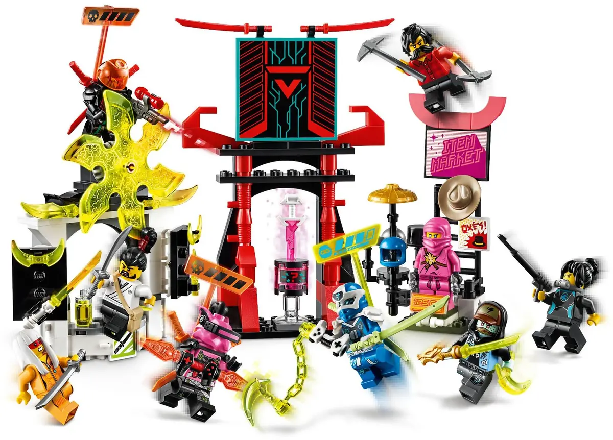 LEGO Ninjago 71708 Gamer's Market set, image 3