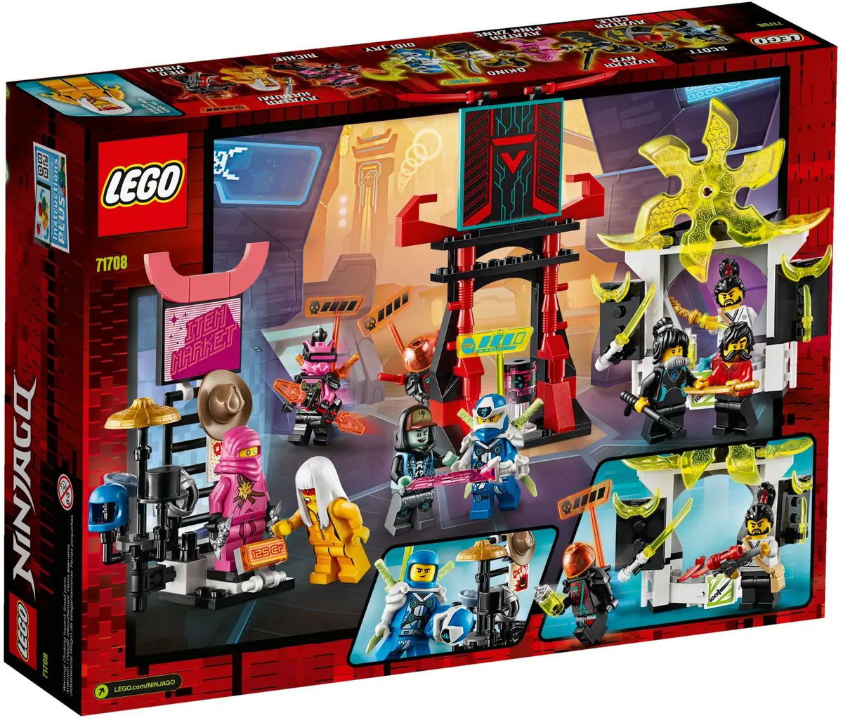 LEGO Ninjago 71708 Gamer's Market set, image 5