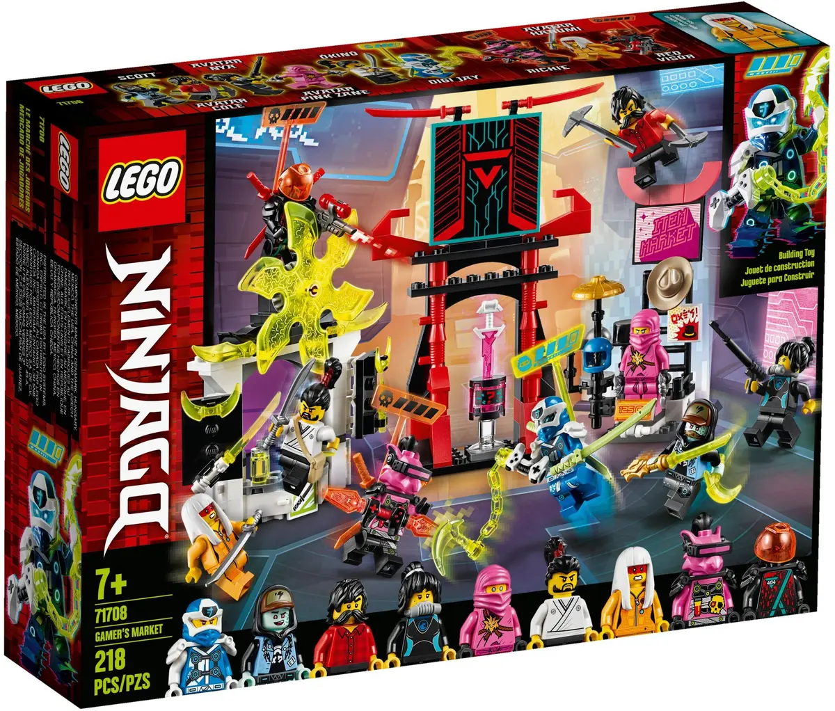 LEGO Ninjago 71708 Gamer's Market set, image 2