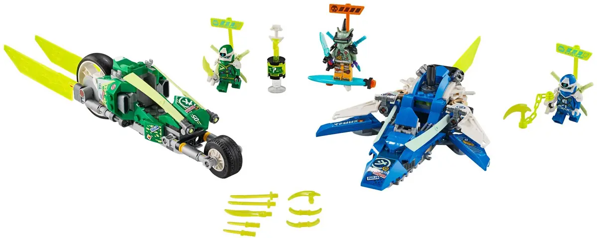 LEGO Ninjago 71709 Jay and Lloyd's Velocity Racers set