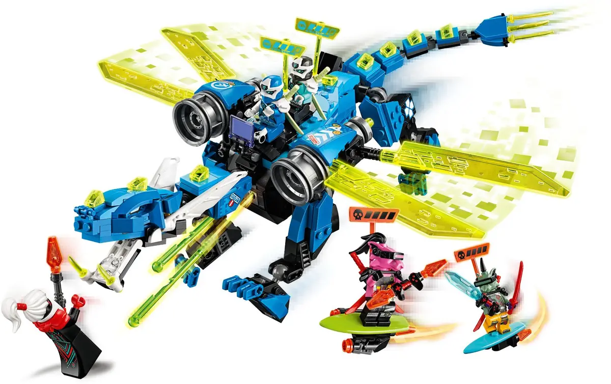 LEGO Ninjago 71711 Jay's Cyber Dragon set, image 4