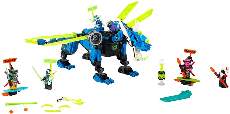 LEGO Ninjago 71711 Jay's Cyber Dragon set