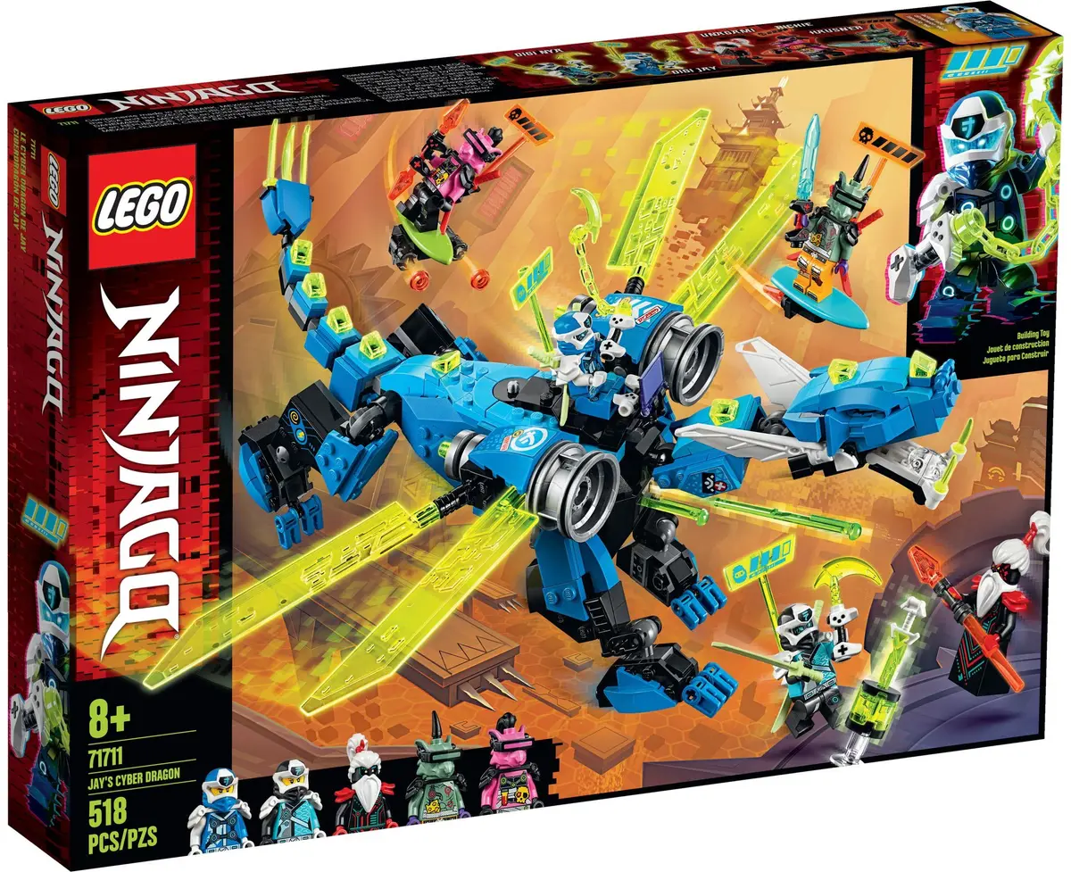 LEGO Ninjago 71711 Jay's Cyber Dragon set, image 2