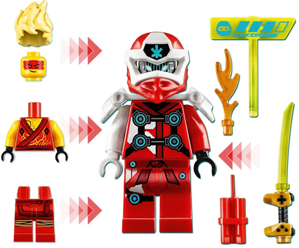 LEGO Ninjago 71714 Kai Avatar - Arcade Pod set, image 3
