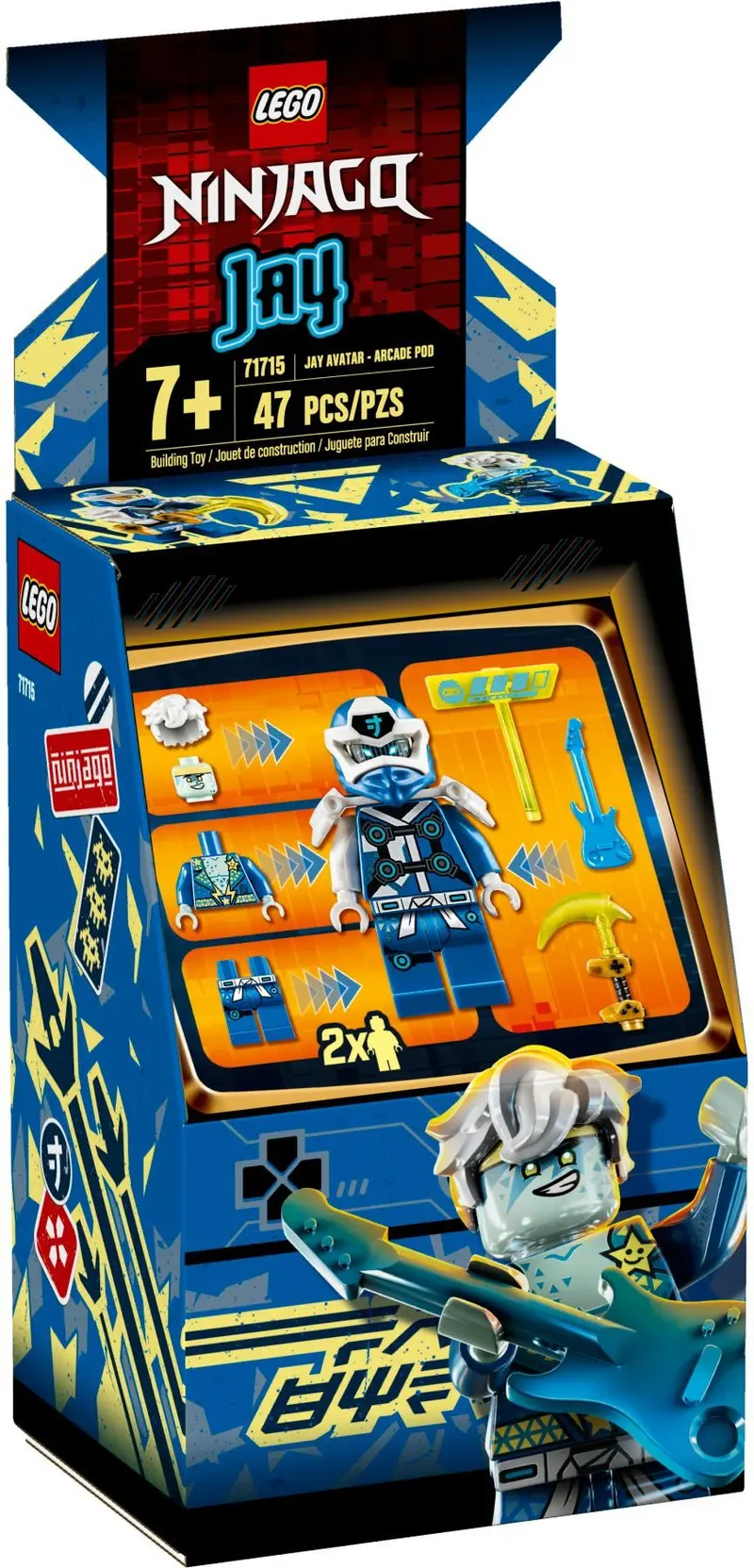 LEGO Ninjago 71715 Jay Avatar - Arcade Pod set, image 2