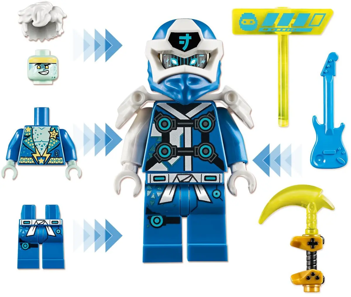 LEGO Ninjago 71715 Jay Avatar - Arcade Pod set, image 3