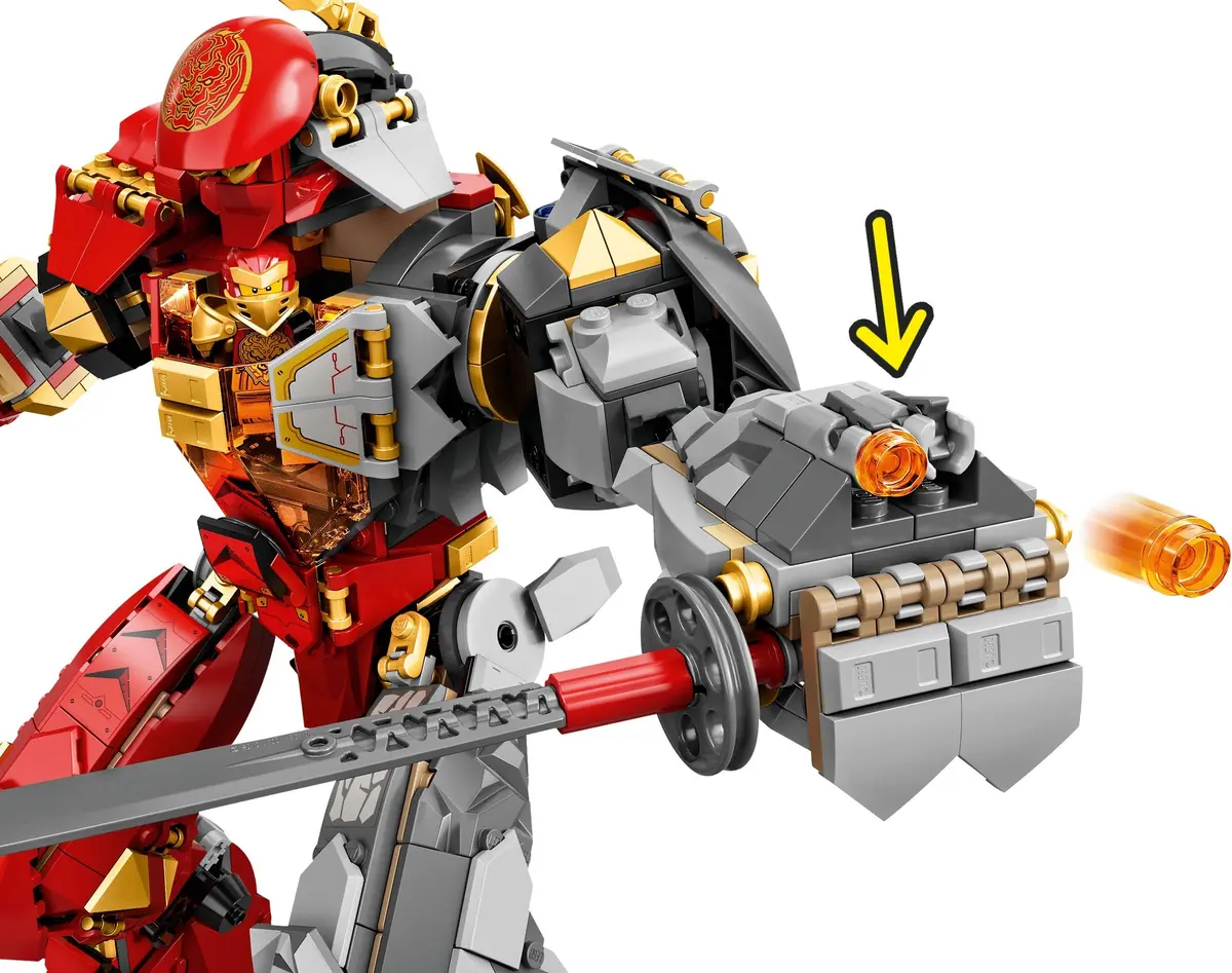 LEGO Ninjago 71720 Fire Stone Mech set, image 7