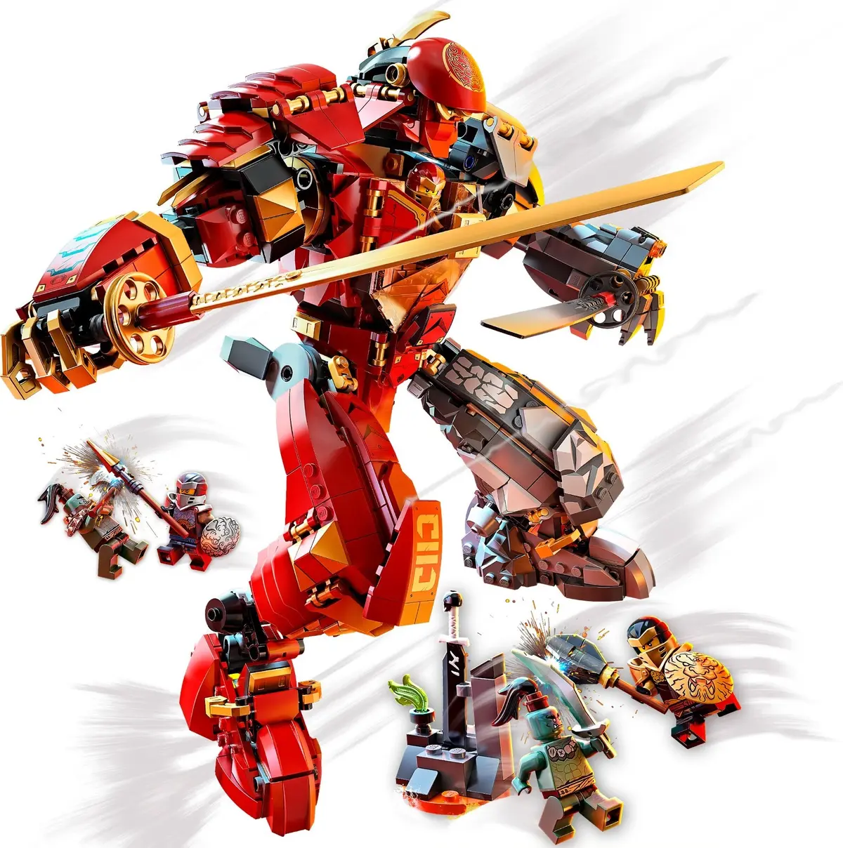 LEGO Ninjago 71720 Fire Stone Mech set, image 5