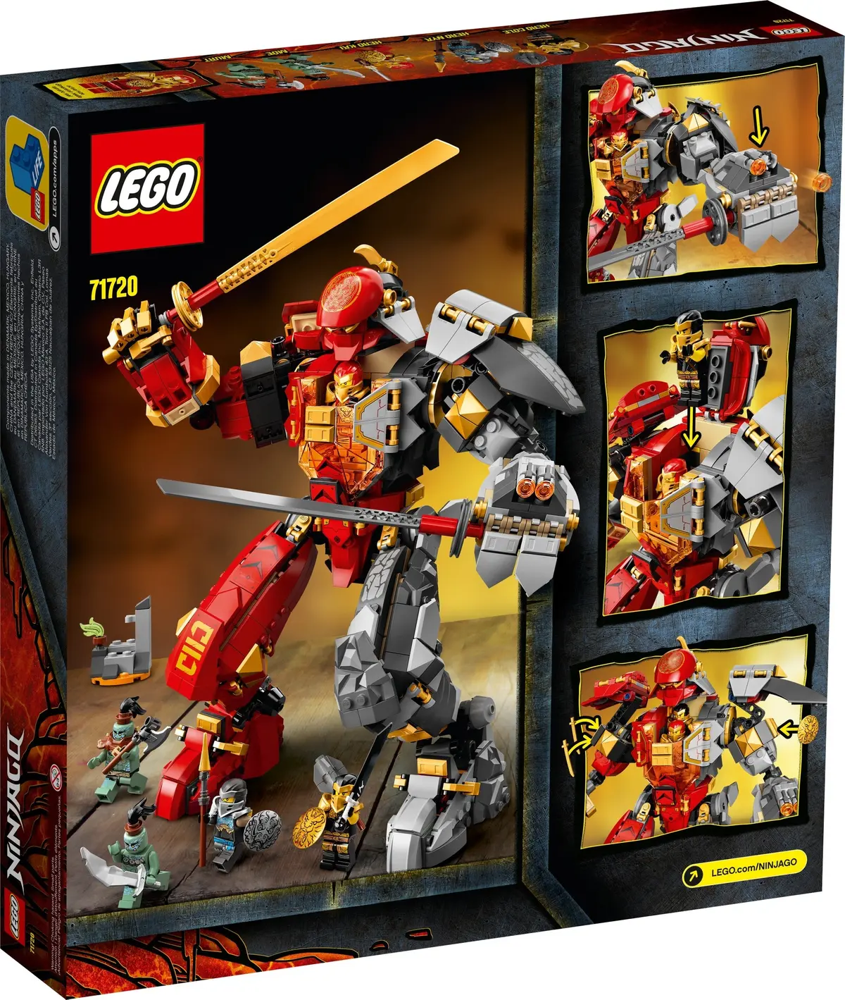 LEGO Ninjago 71720 Fire Stone Mech set, image 10