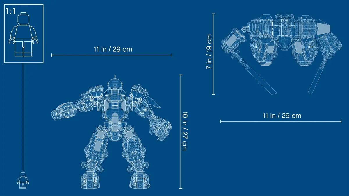 LEGO Ninjago 71720 Fire Stone Mech set, image 4