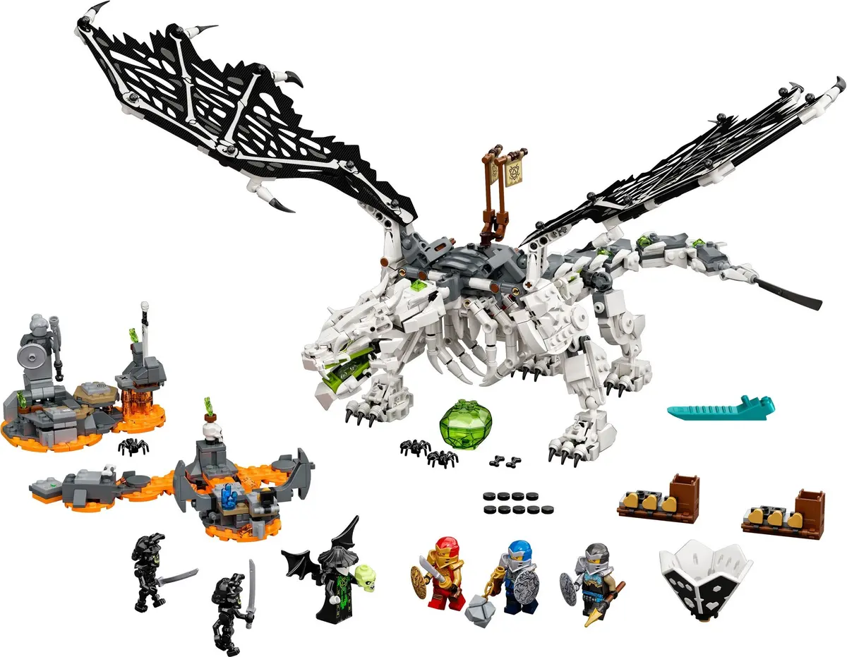 LEGO Ninjago 71721 Skull Sorcerer's Dragon set