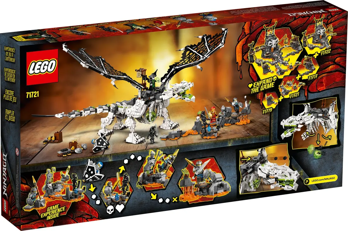 LEGO Ninjago 71721 Skull Sorcerer's Dragon set, image 3