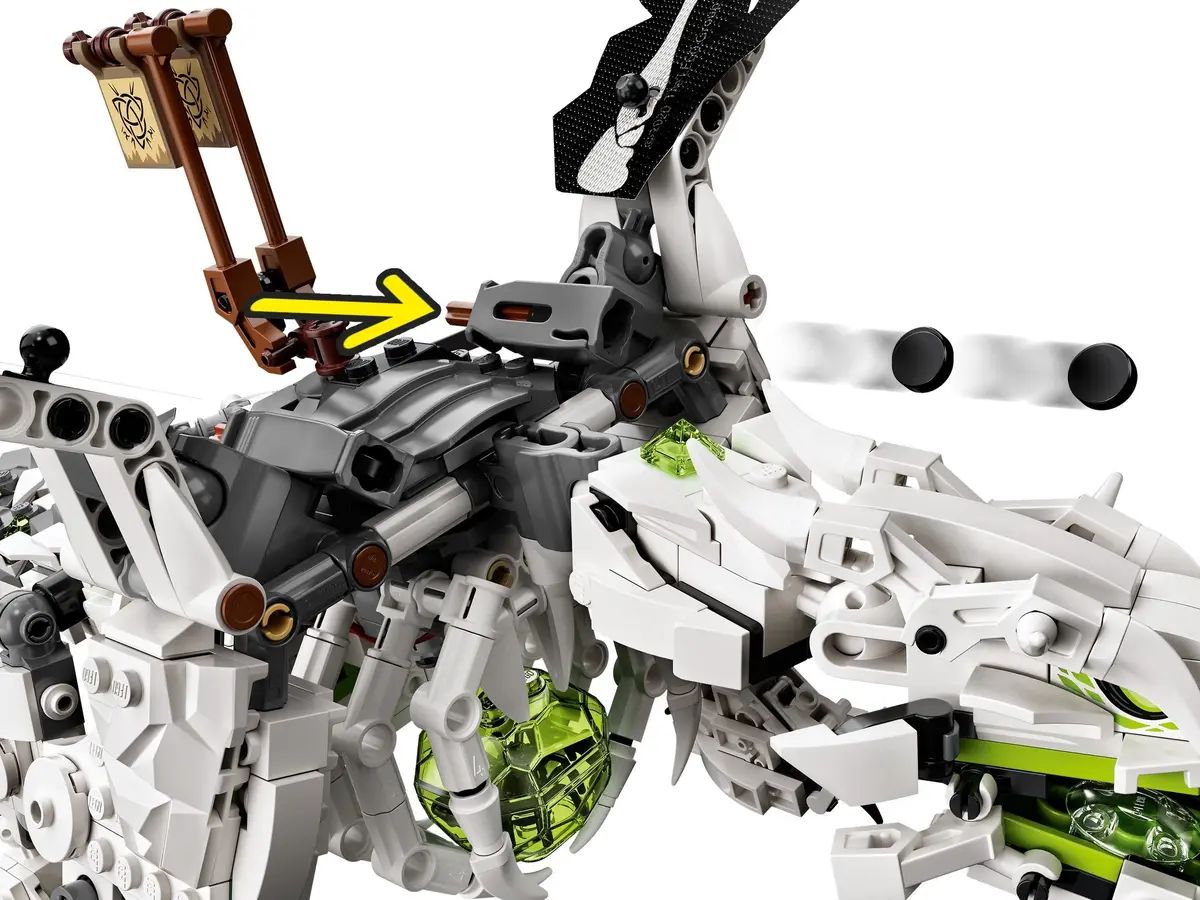 LEGO Ninjago 71721 Skull Sorcerer's Dragon set, image 12