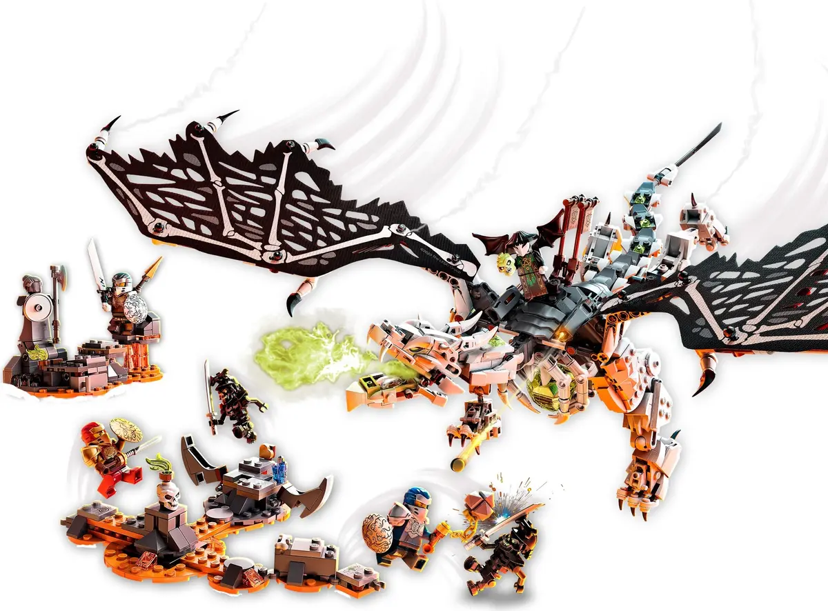 LEGO Ninjago 71721 Skull Sorcerer's Dragon set, image 10