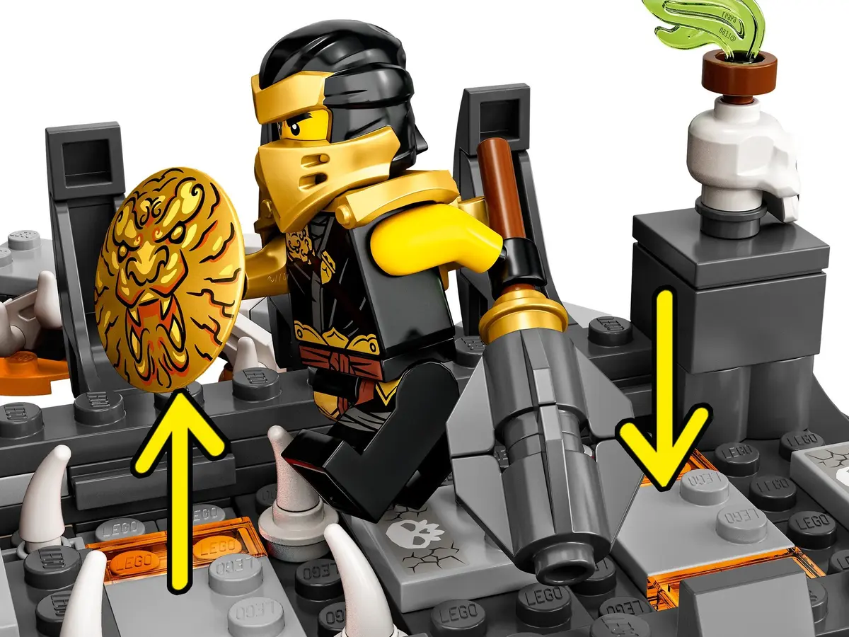 LEGO Ninjago 71722 Skull Sorcerer's Dungeons set, image 14
