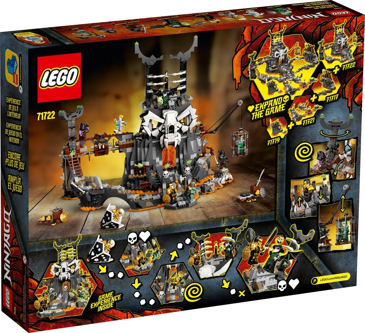 LEGO Ninjago 71722 Skull Sorcerer's Dungeons set, image 3