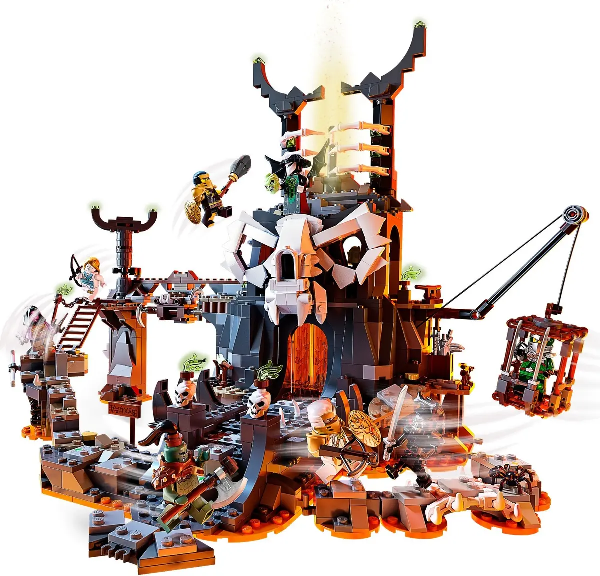 LEGO Ninjago 71722 Skull Sorcerer's Dungeons set, image 8