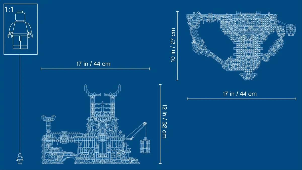 LEGO Ninjago 71722 Skull Sorcerer's Dungeons set, image 7