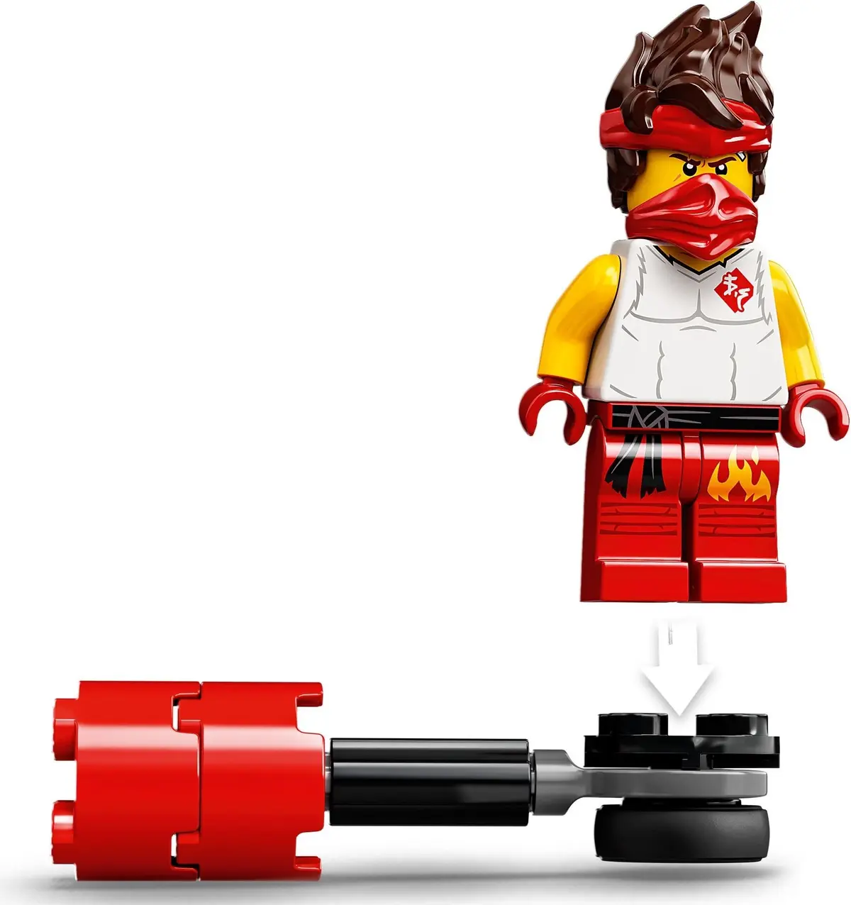 LEGO Ninjago 71730 Epic Battle Set - Kai vs. Skulkin set, image 4