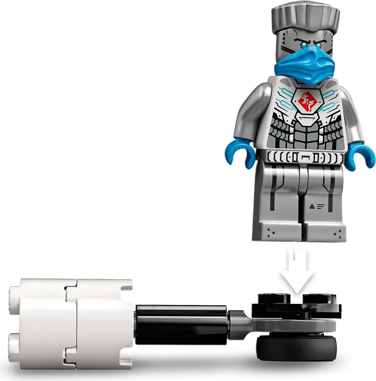 LEGO Ninjago 71731 Epic Battle Set - Zane vs. Nindroid set, image 4