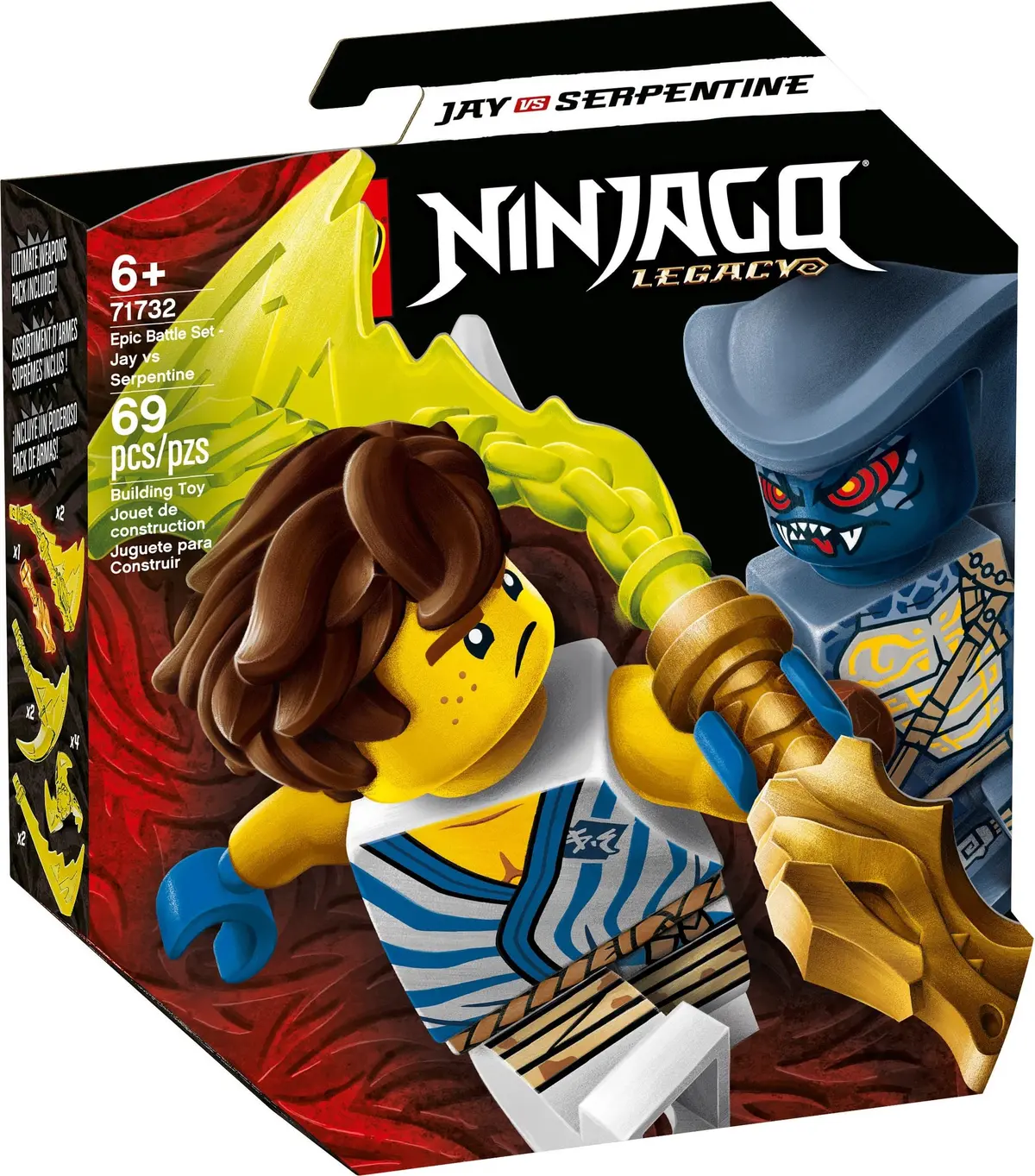 LEGO Ninjago 71732 Epic Battle Set - Jay vs. Serpentine set, image 2
