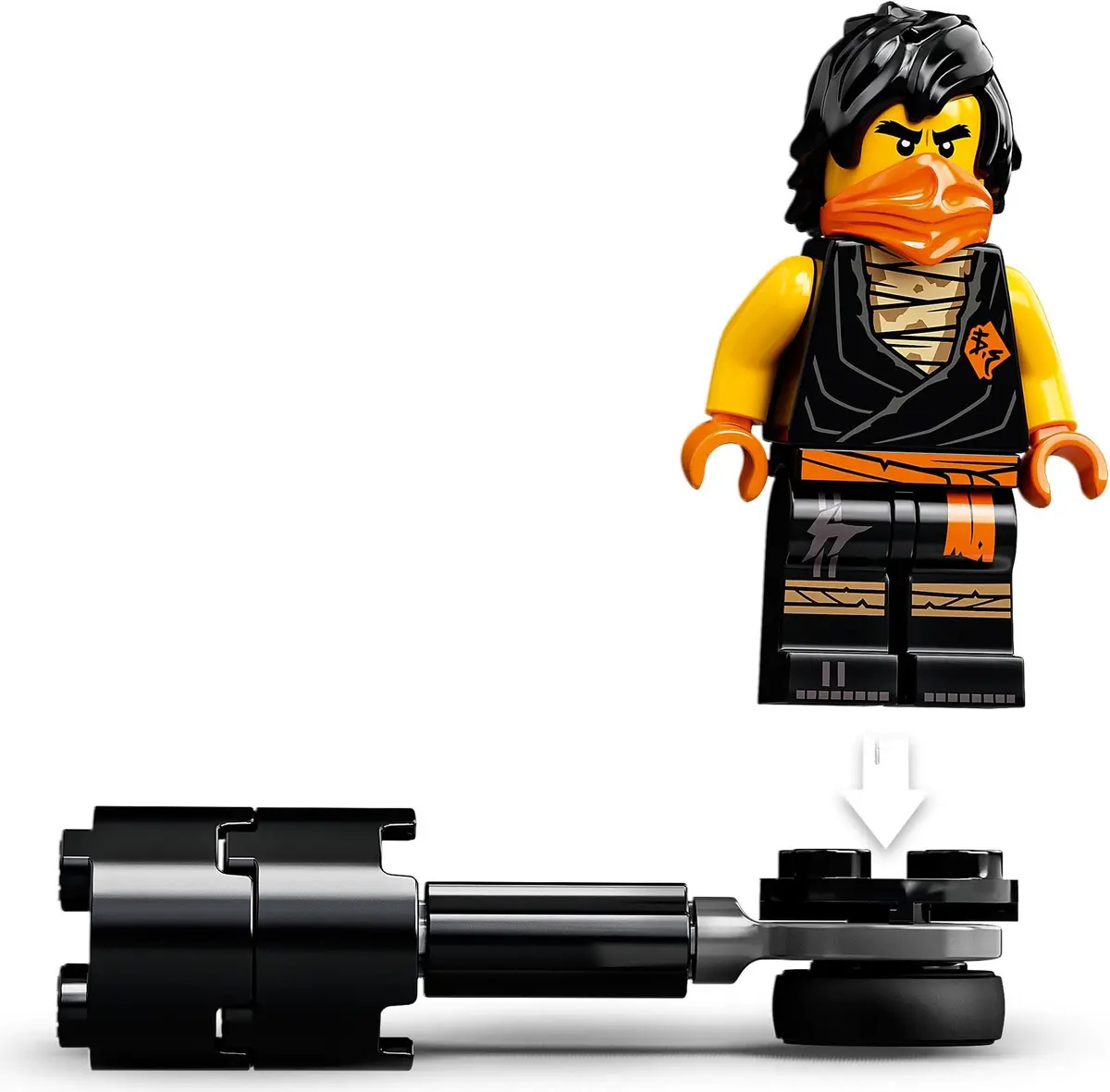 LEGO Ninjago 71733 Epic Battle Set - Cole vs. Ghost Warrior set, image 4