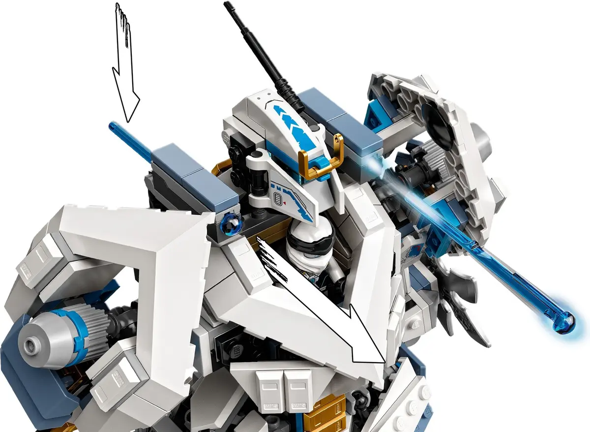 LEGO Ninjago 71738 Zane's Titan Mech Battle set, image 11
