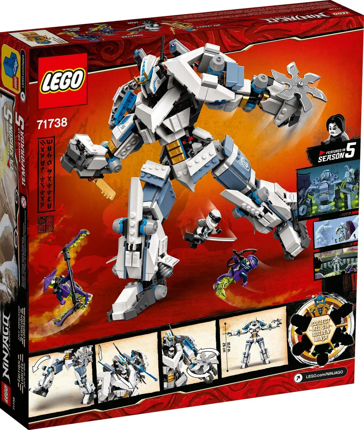 LEGO Ninjago 71738 Zane's Titan Mech Battle set, image 3