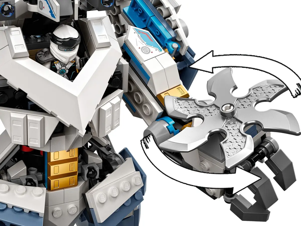 LEGO Ninjago 71738 Zane's Titan Mech Battle set, image 12