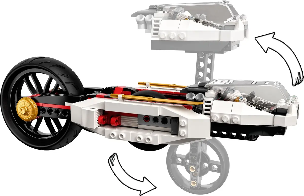 LEGO Ninjago 71739 Ultra Sonic Raider set, image 13