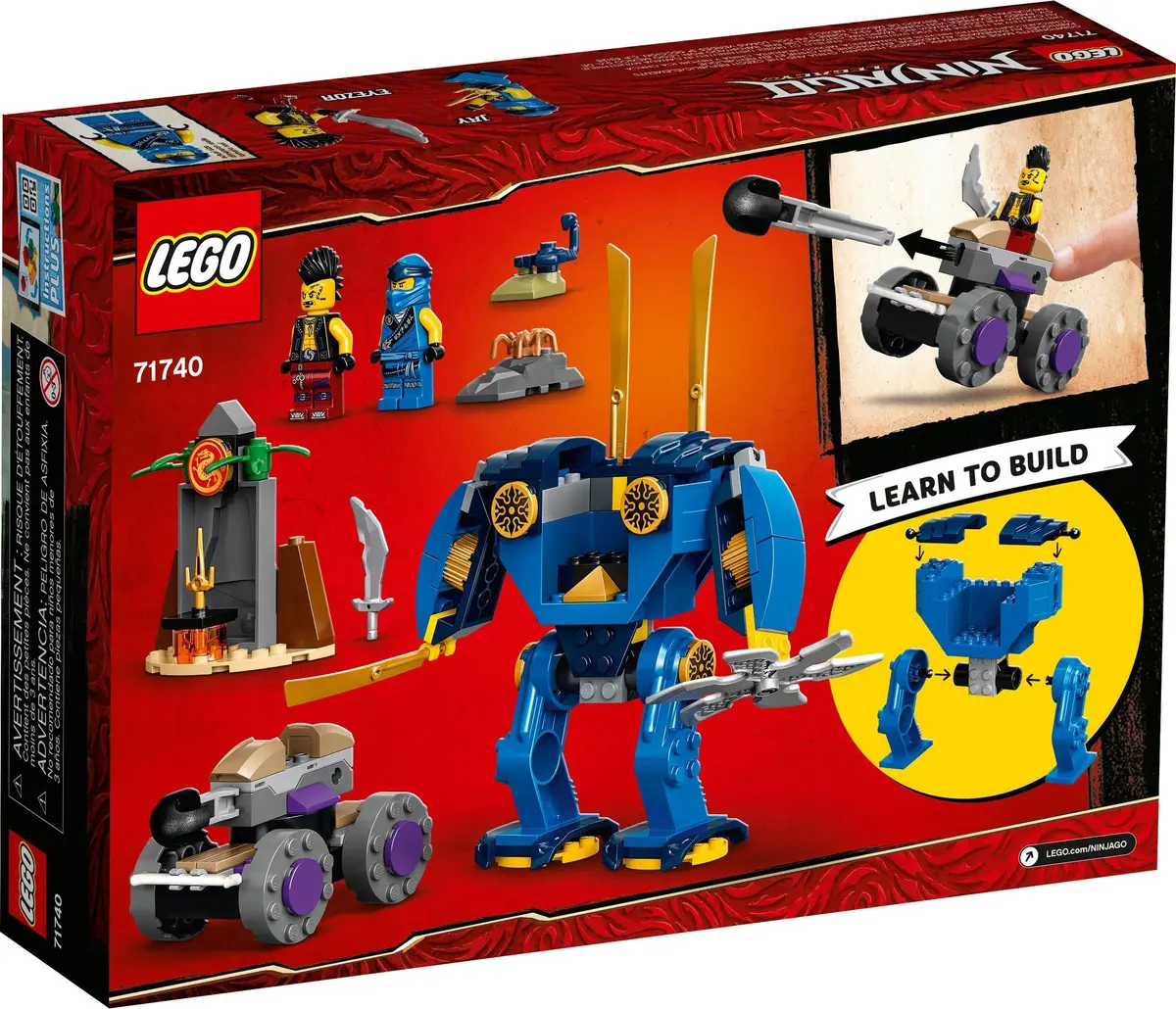 LEGO Ninjago 71740 Jay's Electro Mech set, image 11