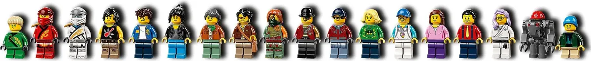 LEGO Ninjago 71741 NINJAGO City Gardens set, image 17