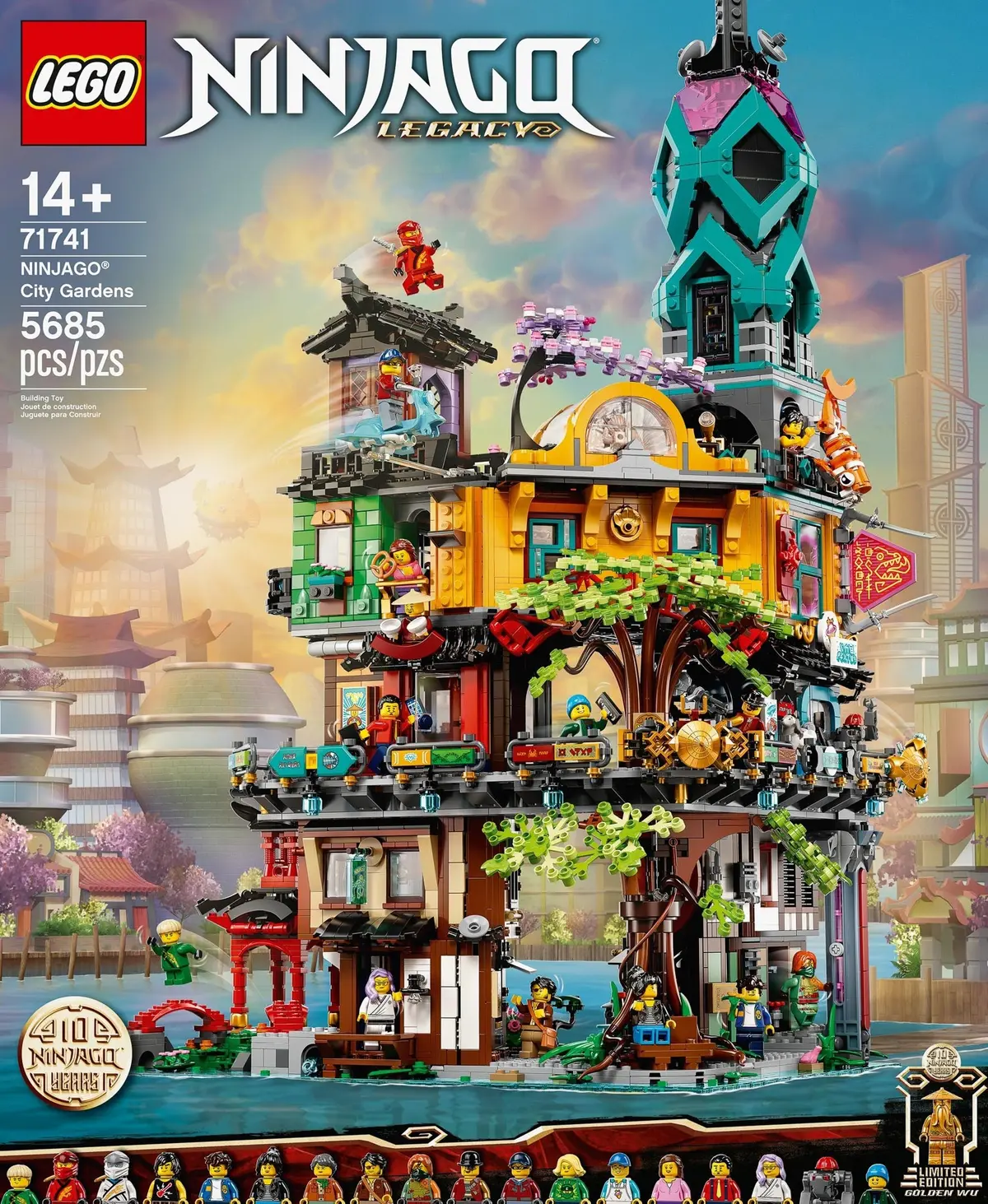 LEGO Ninjago 71741 NINJAGO City Gardens set, image 6