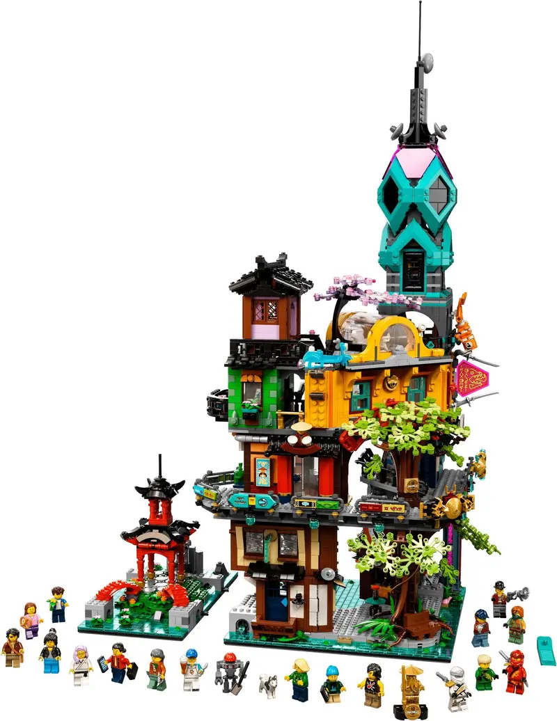 LEGO Ninjago 71741 NINJAGO City Gardens set